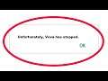 How To Fix Unfortunately Vova Has Stopped Error in Android & Ios Mobile Phone