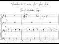 Original sketch -  Prelude in F minor for 4 Hands (Piano)