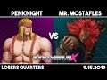 PenKnight (Alex) vs Mr. Mostafles (Akuma) | Losers Quarters | Synthwave X #2
