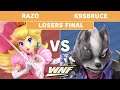 WNF 4.1 - K9sbruce (Sheik) vs Razo (Peach) Losers Finals - Smash Ultimate