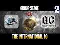 Elephant vs Quincy Crew Game 2 | Bo2 | Group Stage The International 10 2021 TI10 | DOTA 2 LIVE