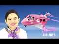 Flight Attendant Safety Demonstration | Barbie Dreamplane Pretend Play Barbie Flight Attendant