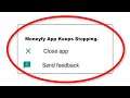 How To Fix Moneyfy Apps Keeps Stopping Error Android & Ios - Fix Moneyfy App Not Open Problem