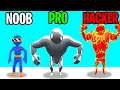 NOOB VS PRO VS HACKER IN SUPERHERO RUN WITH CHOP