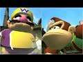 Super Mario Strikers - Wario vs DK - GameCube Gameplay (4K60fps)