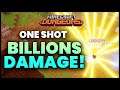 1-SHOT BILLIONS DAMAGE using Torment Quiver + Dynamo + Overcharge | Minecraft Dungeons