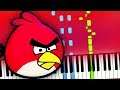 Angry Birds - Theme Song (Soundtrack, Main Theme) Piano Tutorial (Sheet Music midi) Synthesia cover