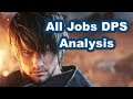 FFXIV ShadowBringers - All 17 Jobs DPS Analysis in DUNGEONS