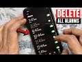 How to Delete All Alarms From Clock App in iPhone