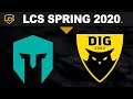 IMT vs DIG - LCS 2020 Spring Split Week 9 Day 1 - Immortals vs Dignitas