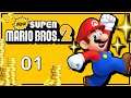 Let's Play New Super Mario Bros. 2 #01 🍄 Goldsucht im Pilzkönigreich