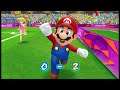 Mario & Sonic en los Juegos Olímpicos Londres 2012 (fútbol) de Wii con emulador Dolphin. N. difícil