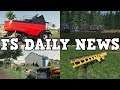 NEW HARVESTER, CHARWELL, PLUS HUGE TESTING LIST | FS DAILY NEWS |Farming Simulator 19