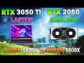 RTX 3050 Ti Laptop vs RTX 2060 Desktop - Test in 8 Games