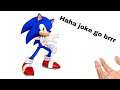 Some guy tells sonic a joke