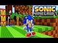 Sonic X Minecraft - Green Hill Zone Gameplay 4K60FPS