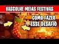 VASCULHE MEIAS FESTIVAS NO CHALÉ DO FESTIVAL INVERNAL