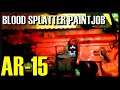 AR-15 Blood Splatter Paint Job - How To pt 2