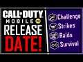 Call of Duty Mobile ZOMBIES UPDATE RELEASE Date, Survival, Raids, Strikes, Maps, Perks, Bosses, Menu