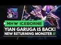 Monster Hunter World Iceborne | YIAN GARUGA IS BACK! New Turf Wars Trailer
