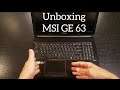Unboxing : MSI GE 63 Raider 8SF #GTX2070 #MSI