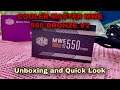 Cooler Master MWE 550 Bronze V2 | Unboxing and Quick Look |
