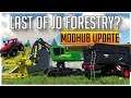 CUSTOMIZABLE MAP AND MORE JOHN DEERE FORESTRY | MODHUB UPDATE | FARMING SIMULATOR 19