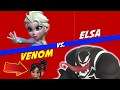 Elsa vs Venom | Frozen 2 Elsa Vanellope von Schweetz stops Symboite Venom Disney kids | Heroes