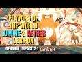 Flavors of the World Cinematic Cutscene Lumine & Aether Version - Genshin Impact 2.1