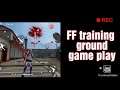 garena free fire game play in training ground.  fast movement