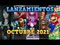 ¡LANZAMIENTOS DEL MES: OCTUBRE 2021! | Nintendo Switch | Xbox | PS4 | PC | PS5 | AdmaGames