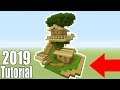 Minecraft Tutorial: How To Make A Ultimate Starter Wooden Treehouse "2019 Tutorial"