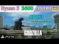 RPCS3 [ PS3 Emulator ] • Godzilla • 30 FPS • 4K - Ryzen 5 3600 | GTX 1660 Super