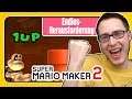 Super Mario Maker 2 (Schwierige Endlos-Herausforderung): Verrückte 1-Up-Tricks!