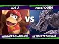 S@X 429 Winners Quarters - Joe-J (Diddy Kong) Vs. Creepooba (Ridley) Smash Ultimate - SSBU