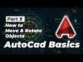 AutoCad Basics #9- How to Move & Rotate Objects in AutoCad | AutoCad Tutorials | Inovatrix Guys