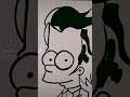 Bart Simpson + the joker!