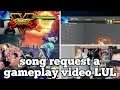 Daily FGC: Street Fighter V Moments: song request a gameplay video LUL