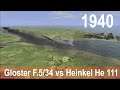 IL-2 1946: Gloster F.5/34 vs Heinkel He 111