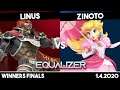 Linus (Ganondorf/ZSS/Cloud) vs Zinoto (Peach/Diddy Kong) | Winners Finals | Equalizer #2
