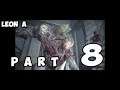 Resident Evil 2 Remake LEON A - Underground 1 BOSS BIRKIN Part 8 Walkthrough