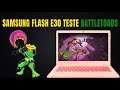 SAMSUNG FLASH F30 TESTE COM BATTLETOADS