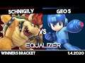 Schnigily (Bowser) vs Geo S (MegaMan) | Winners Bracket | Equalizer #2