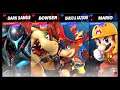 Super Smash Bros Ultimate Amiibo Fights – Request #19877 Dark Samus & Bowser v Banjo & Mario Maker