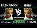 S@X 320 SSBM - Jerry (Fox) Vs. ragnarock (Fox) Smash Melee Winners Semis