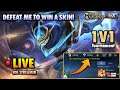 🔴 WIN FREE SKIN IF YOU DEFEAT ME! [1v1 Tournament] | Nahjra Gaming is Live - MLBB
