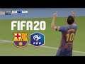 FIFA 20 ROAD TO DIVISION 1 PART 47 - BARCELONA VS FRANCE - FIFA 20 Online Seasons Gameplay