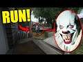 If You See PENNYWISE Outside Your House, RUN AWAY FAST!! (Scary)