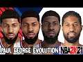 Paul George Ratings and Face Evolution (NBA 2K11 - NBA 2K21)