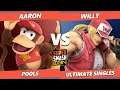 SSC Fall Fest - Aaron (Diddy Kong) Vs. Willy (Terry) SSBU Ultimate Tournament